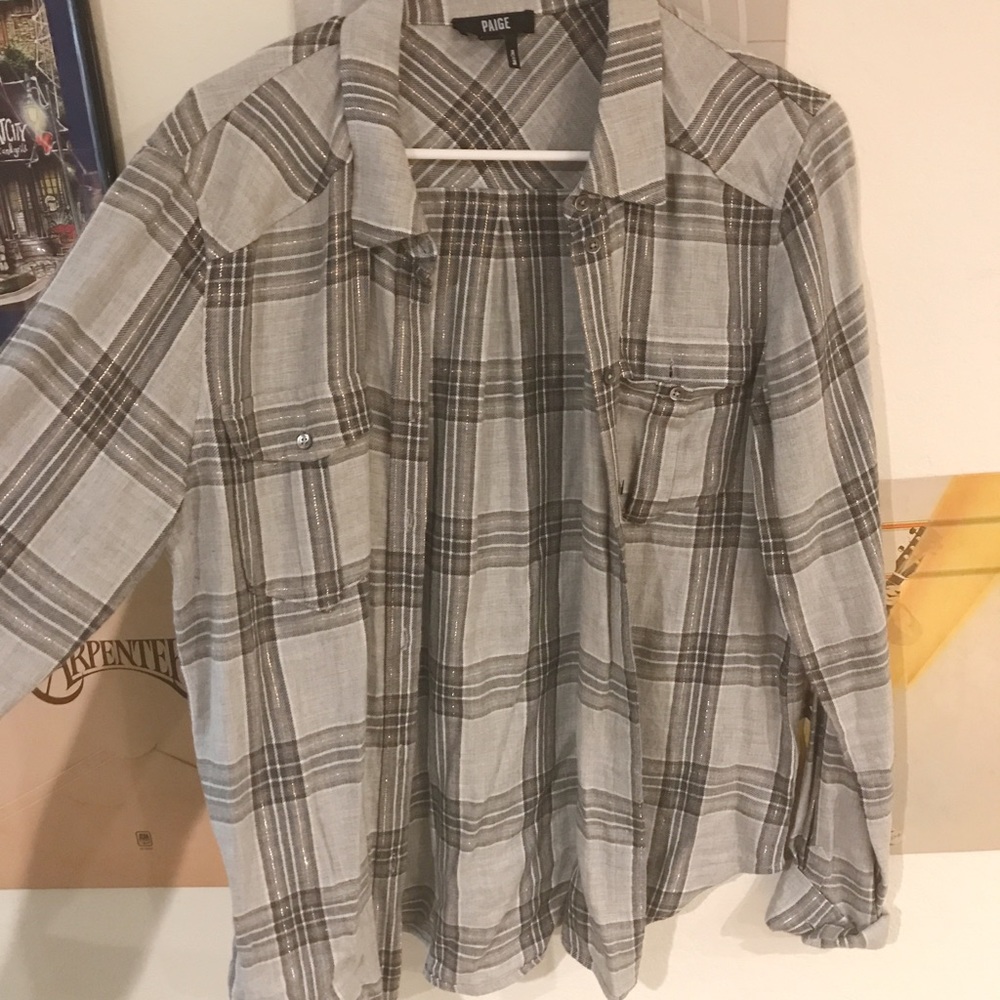 Paige denim adorable flannel